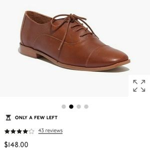 Madewell English Saddle Leather Oxford Shoes